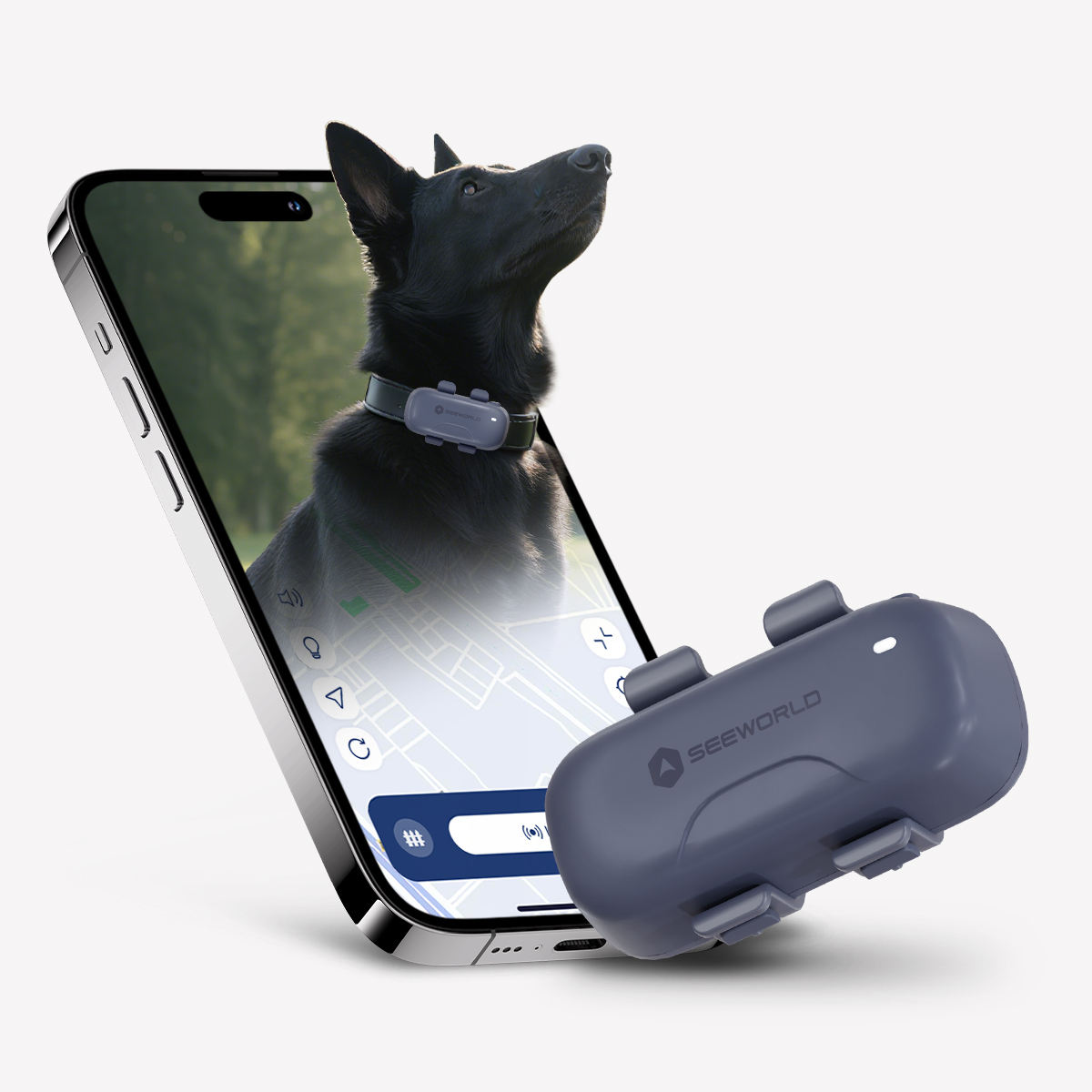 Collar SeeWorld Gps Rastreador Para Perro Gato Alerta Tiempo Real 4G